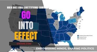 Iowa's Constitutional Carry Law: Effective Date and Details