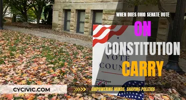 Ohio Senate's Constitutional Carry Vote: When Will It Happen?