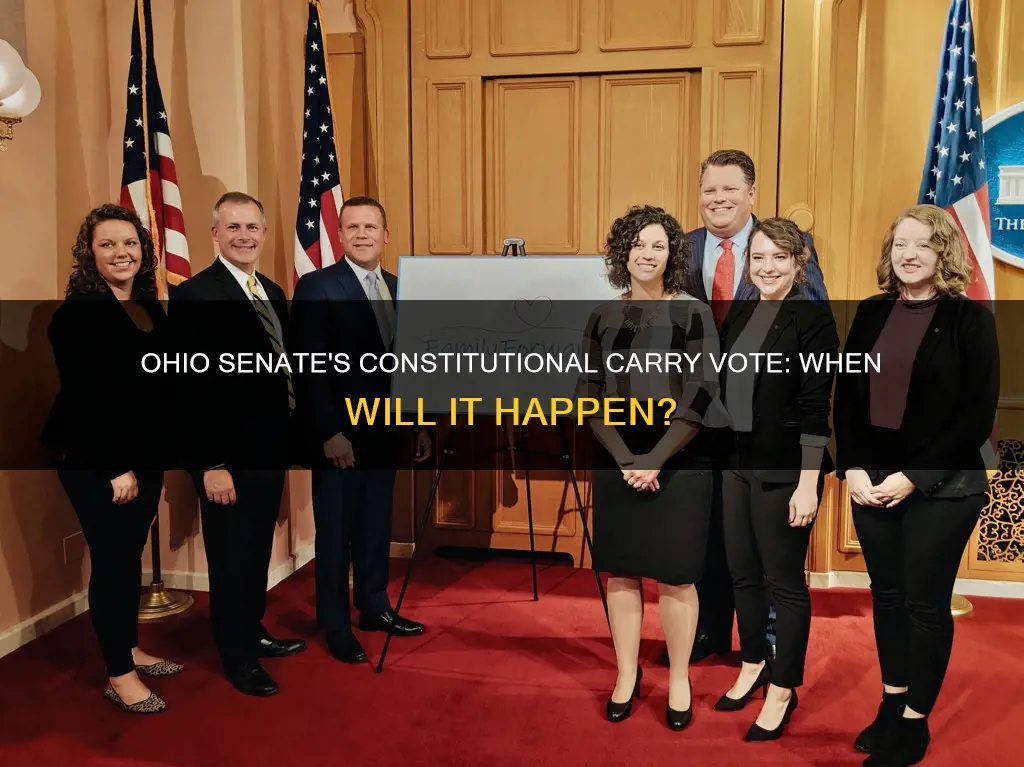 when does ohio senate vote on constitutional carry