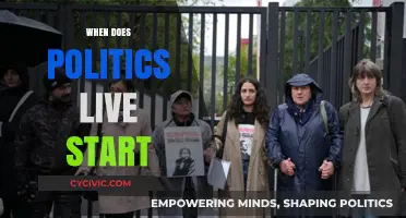 When Does Politics Live Start? A Comprehensive Guide to Airtimes