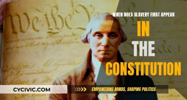 Slavery's First Appearance in the Constitution
