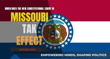 Missouri's Constitutional Carry Law: Effective Date and Details