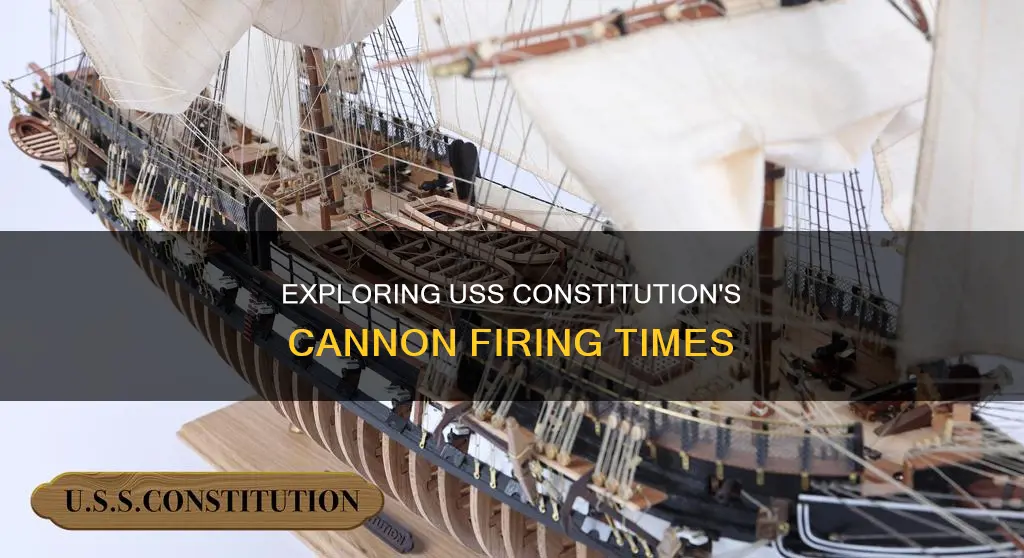 when does the uss constitution fire its cannons