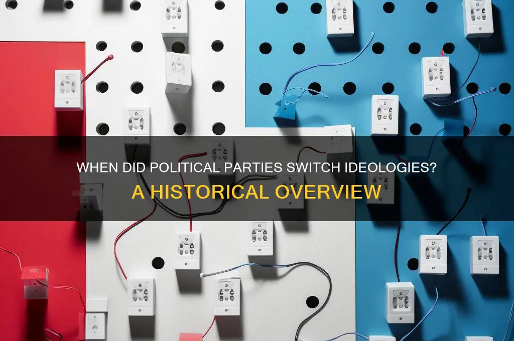 when dogs the political parties switch