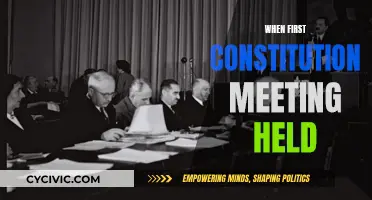 The First Steps to Constitution: Meeting Held