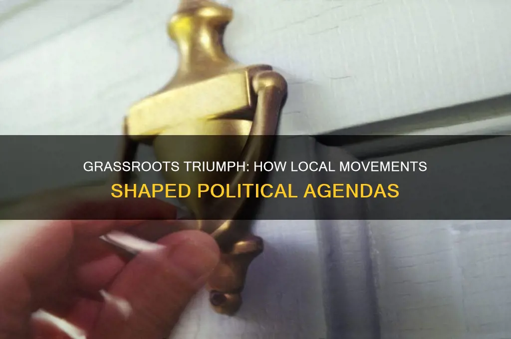 when grasshoots won political aganda