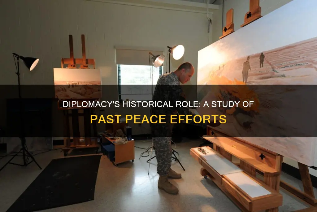 when has diplomacy been used historicaly