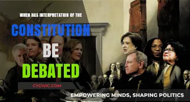 Interpreting the Constitution: Debates and Disputes