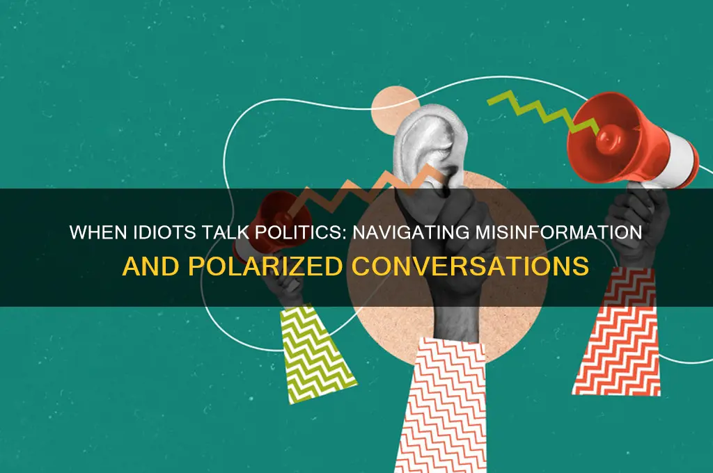 when idiots talking politics