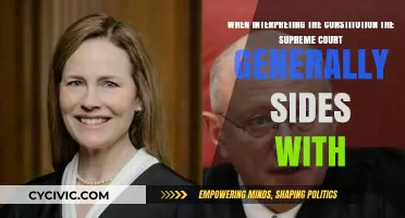 Supreme Court's Constitution Interpretations: Siding with..