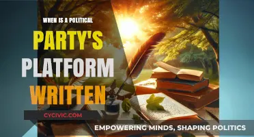 Crafting Political Agendas: Timing and Process of Party Platform Writing