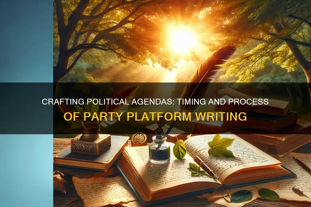 when is a political party