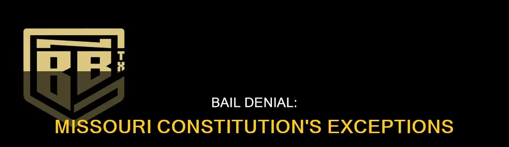 when is bail not guaranteed in the missouri constitution