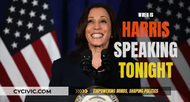 Harris' Speech: What Time Is It On?