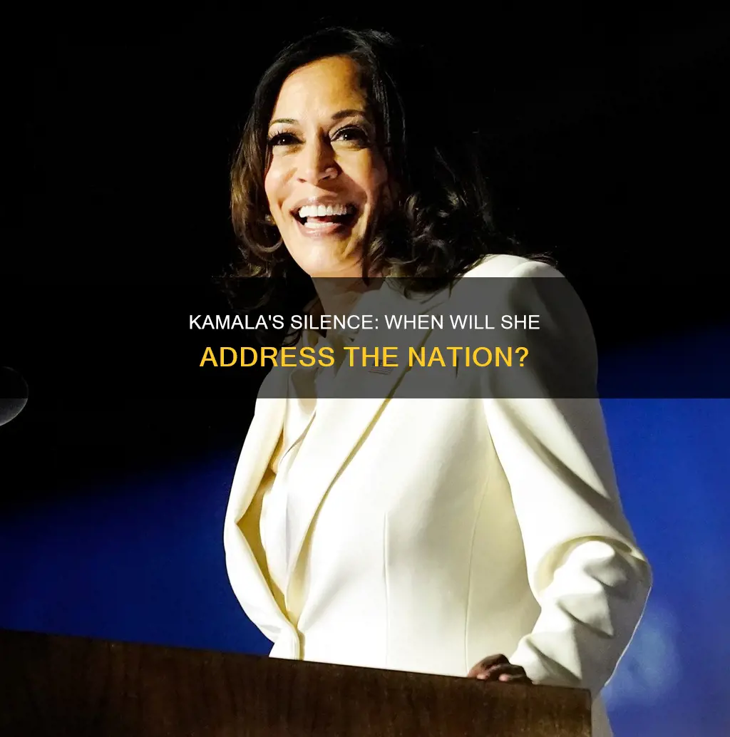 when is kamala going to speak