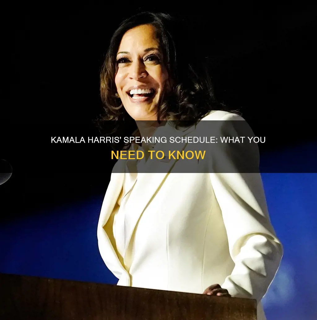 when is kamala harris going to speak tonight