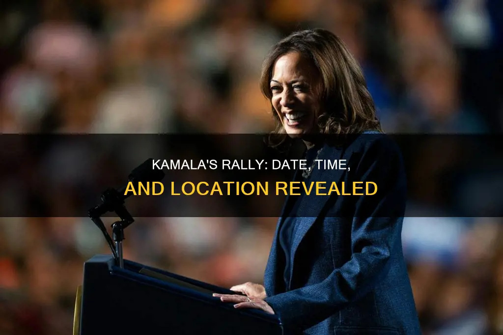 when is kamala rally