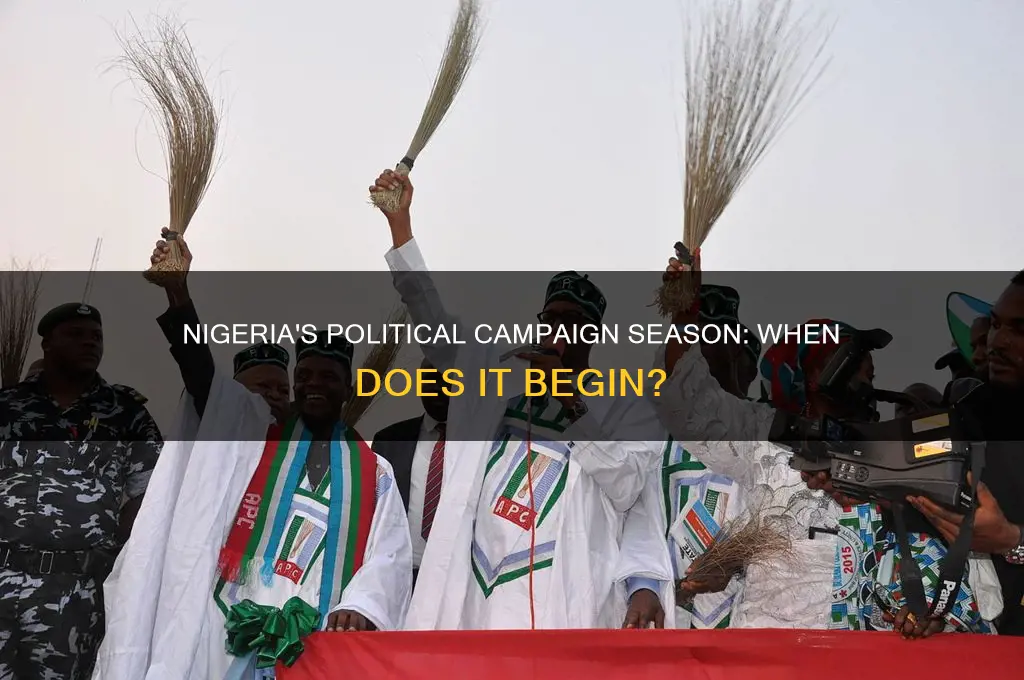 when is political campaign starting in nigeria