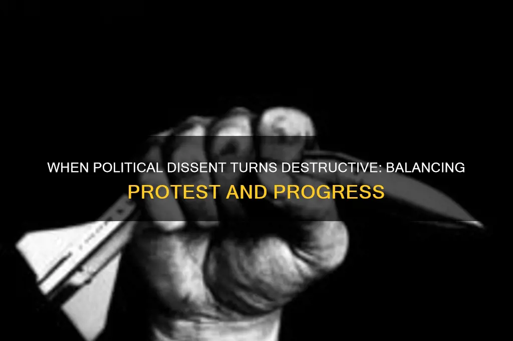 when is political dissent harmful