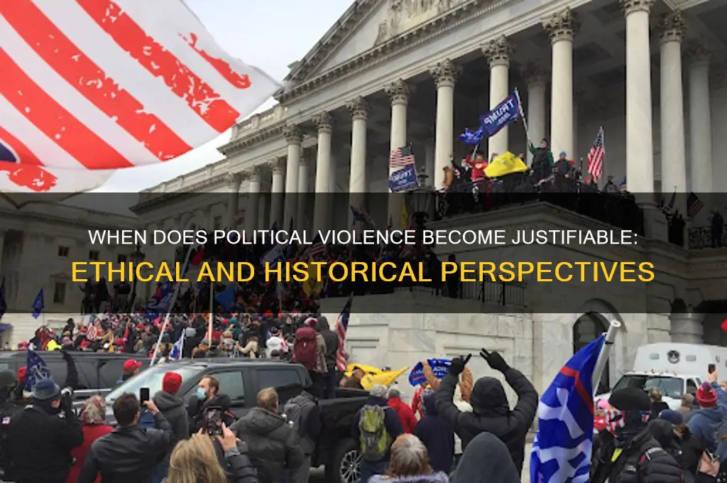 when is political violence justified