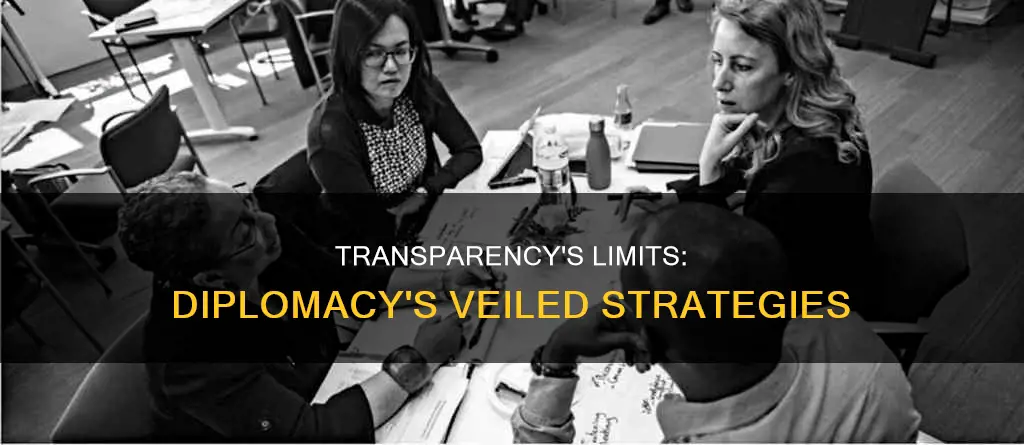 when is transparency not a good strategy in international diplomacy