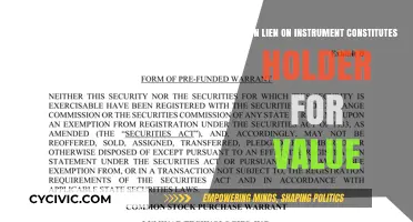 Understanding Lien on Instrument: Value Holder Status