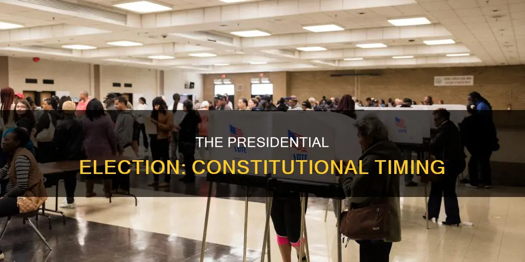 when must the presidential election be held in constitution