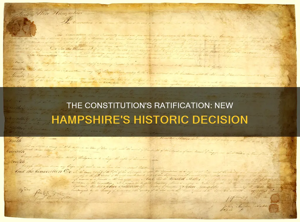when new hampshire ratified constitution