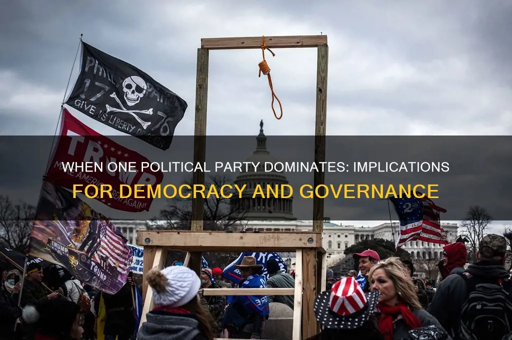 when one political party owns