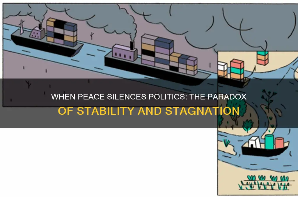 when peace kills politics