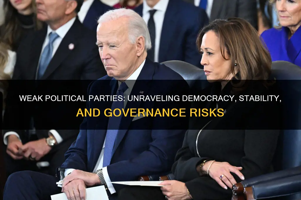 when political parties are weak it can lead to
