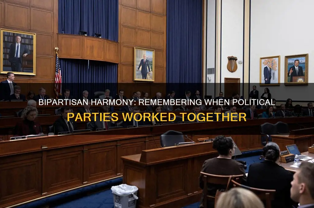 when political parties got along