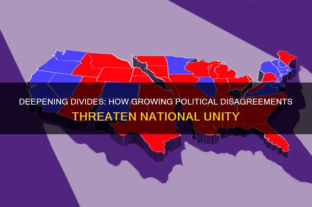 when political parties increasingly disagree with each other