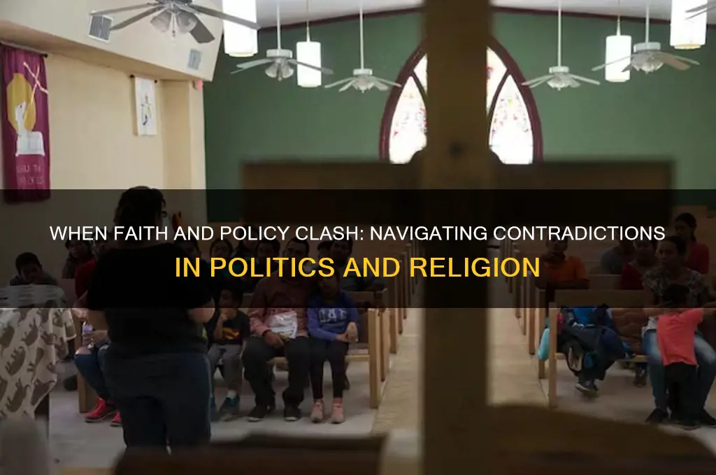 when politics and religion contradict