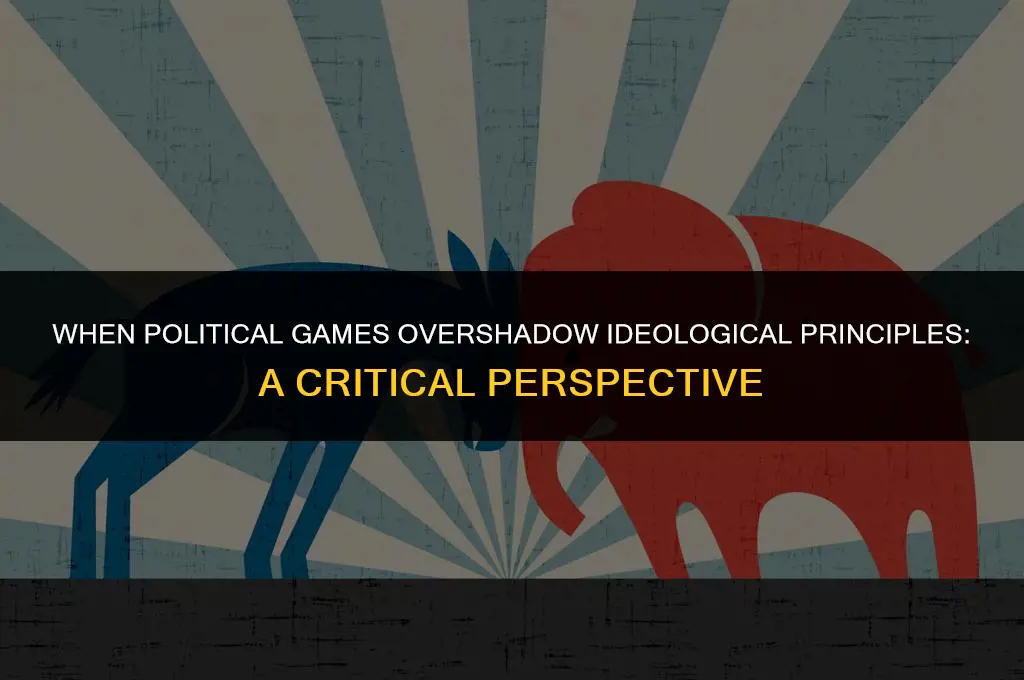 when politics are more important than ideology