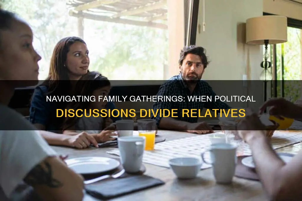 when relative talk about politics