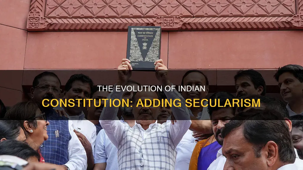 when secular word was added in indian constitution