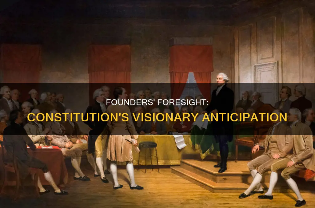 when the founders wrote the constitution they anticipated that