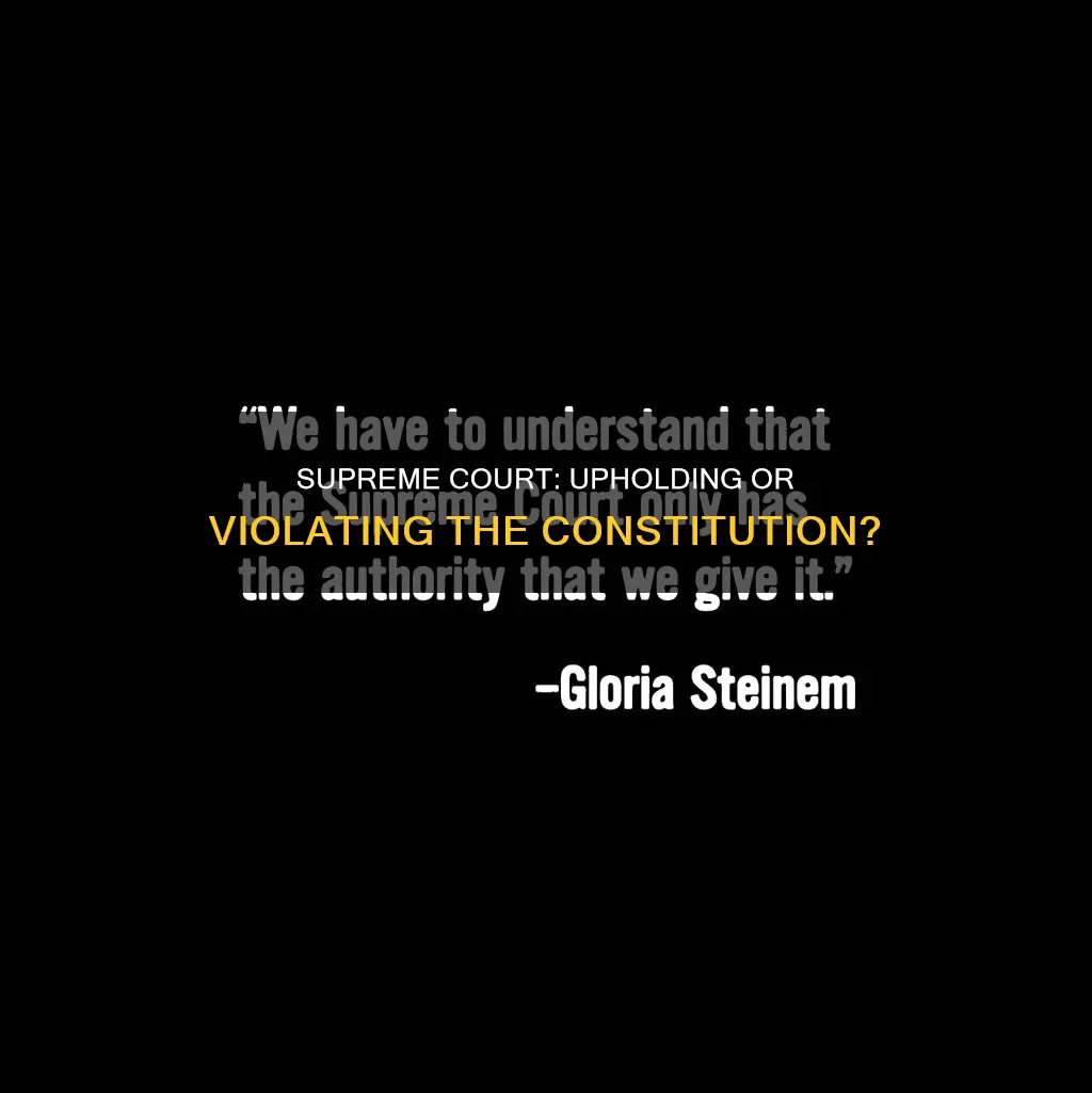 when the supreme court violates the constitution quotes
