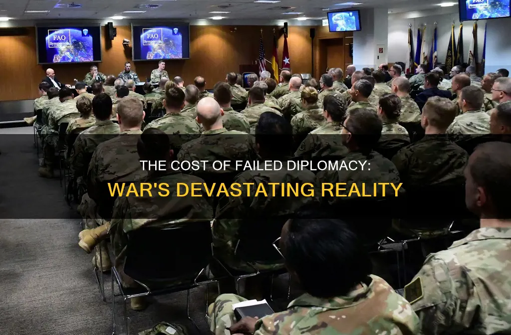 when there is no diplomacy there is war