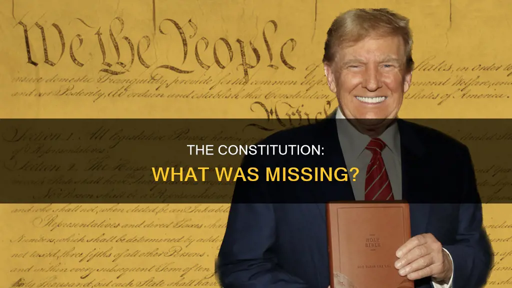 when they did the constitution what was issing