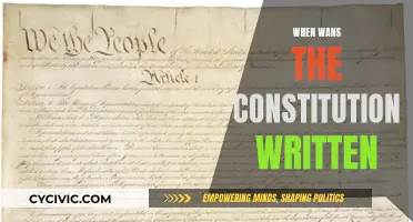 The Constitution's Historical Origins: When Was It Written?
