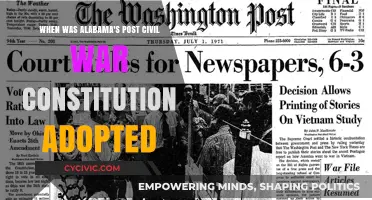 Alabama's Post-Civil War Constitution: Adoption and Legacy
