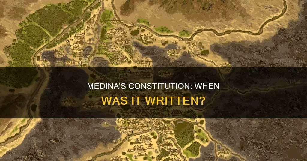 when was constitution of medina writter