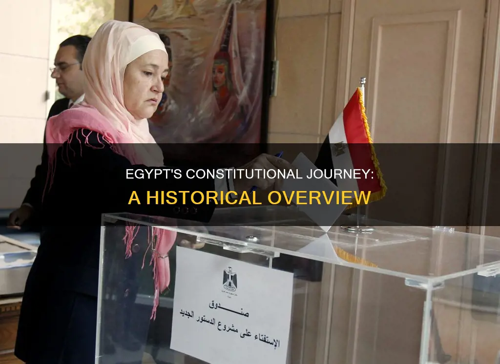 when was egypt constitution written