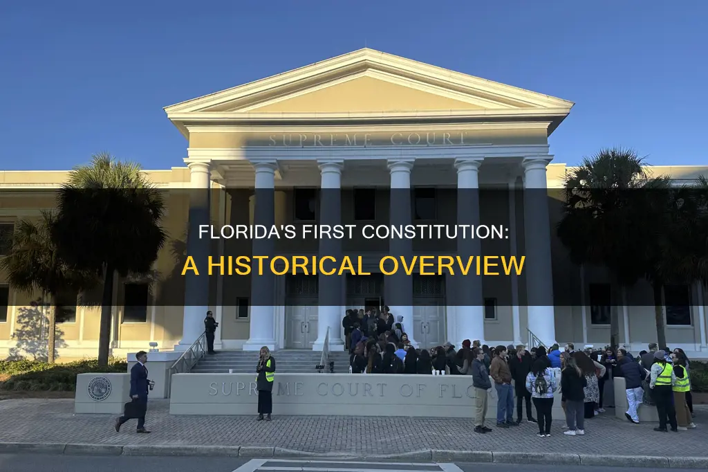 when was florida first constitution written