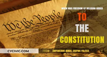 The Constitution's Freedom of Religion Amendment
