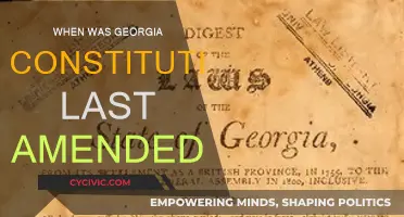 Georgia's Constitution: Recent Amendments and Their Impact
