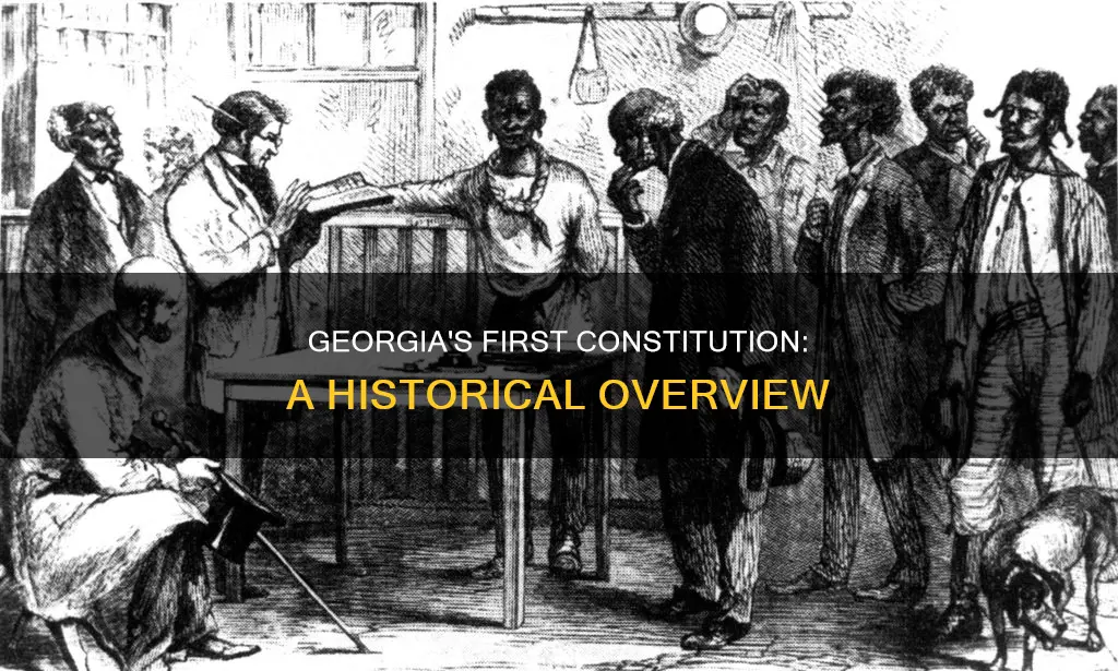 when was georgia first constitution written