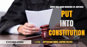 The Constitution's Code of Conduct for Justices